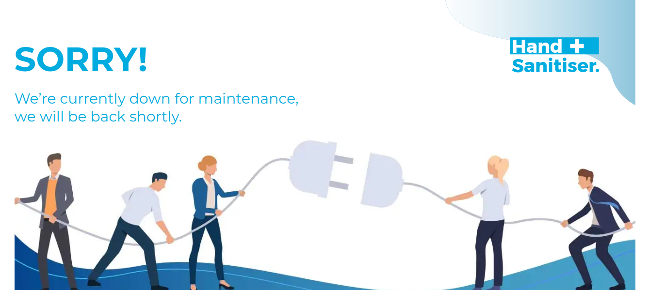 Handsanitiser Service Temporarily Unavailable